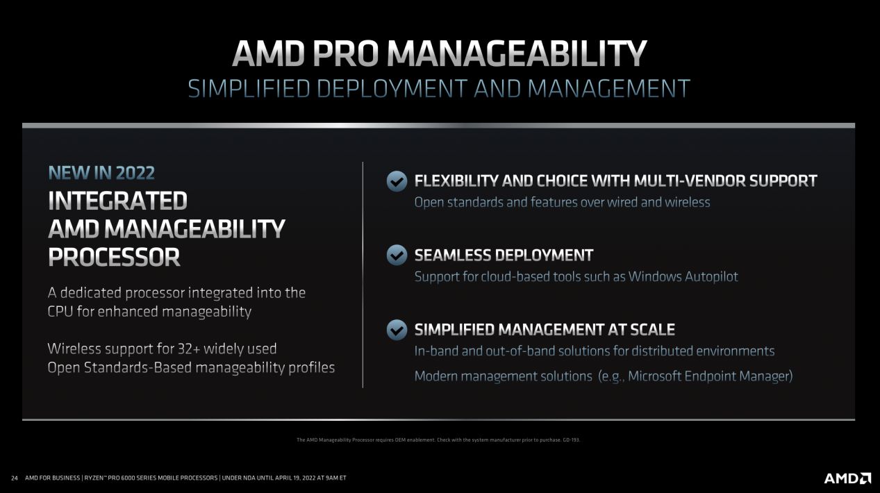 AMD|AMD锐龙PRO 6000系列芯片商用市场再掀巨浪：性能能效皆出众