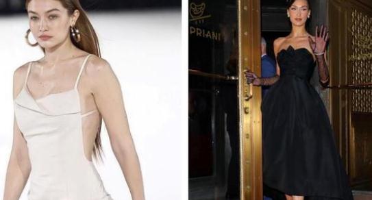 徐冬冬|贝拉哈迪德和吉吉哈迪德，黑色礼服性感又冷酷，你认为哪一个好看？