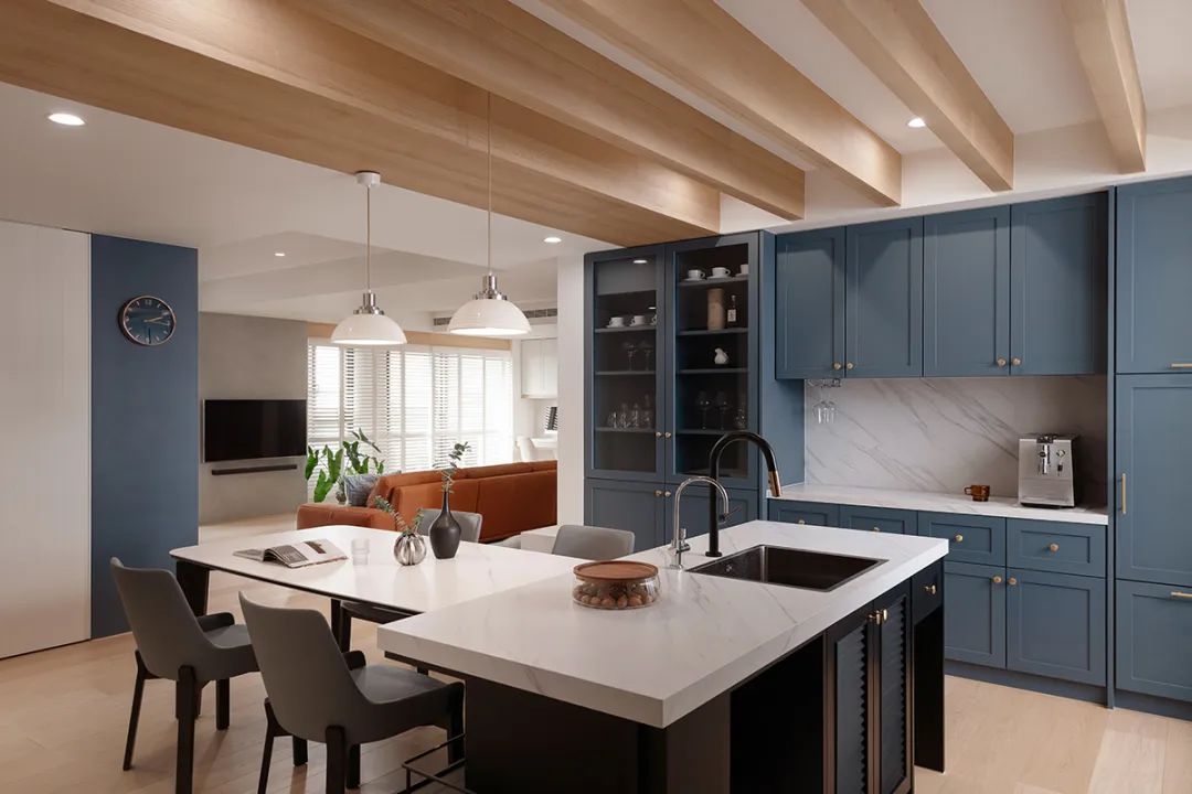 三口之家的新房,使用面积165㎡,精致又优雅,享受舒适生活