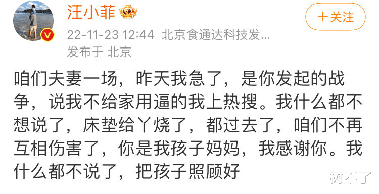 汪小菲|发疯的前夫，烧掉床垫认怂了？