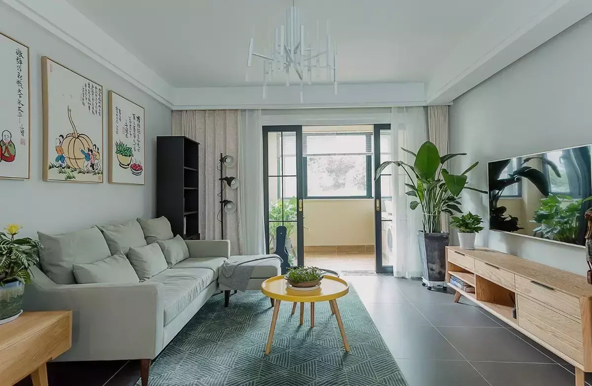 我家105㎡新房竟成全小区模板,只因那清新自然的装饰