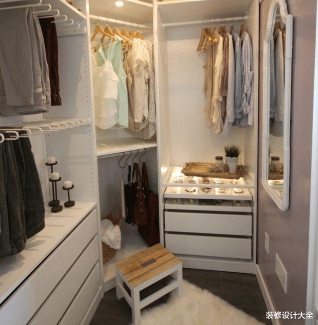 主卧带浴室,直接改造成主卧带衣帽间,3㎡衣帽间简直要逆天!
