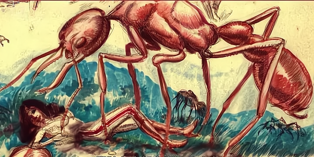 食人行军蚁黑潮袭来吞没一切生物,1800人军队竟被行军蚁灭团?