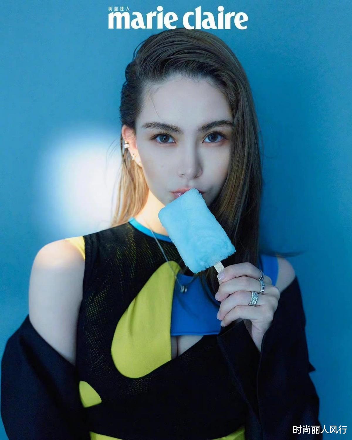 昆凌|昆凌三胎封肚后首次正式现身！高调复出拍大片，穿黑色状态封神