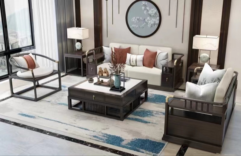 新中式家具造型纯朴,传统韵味兼蓄现代时尚