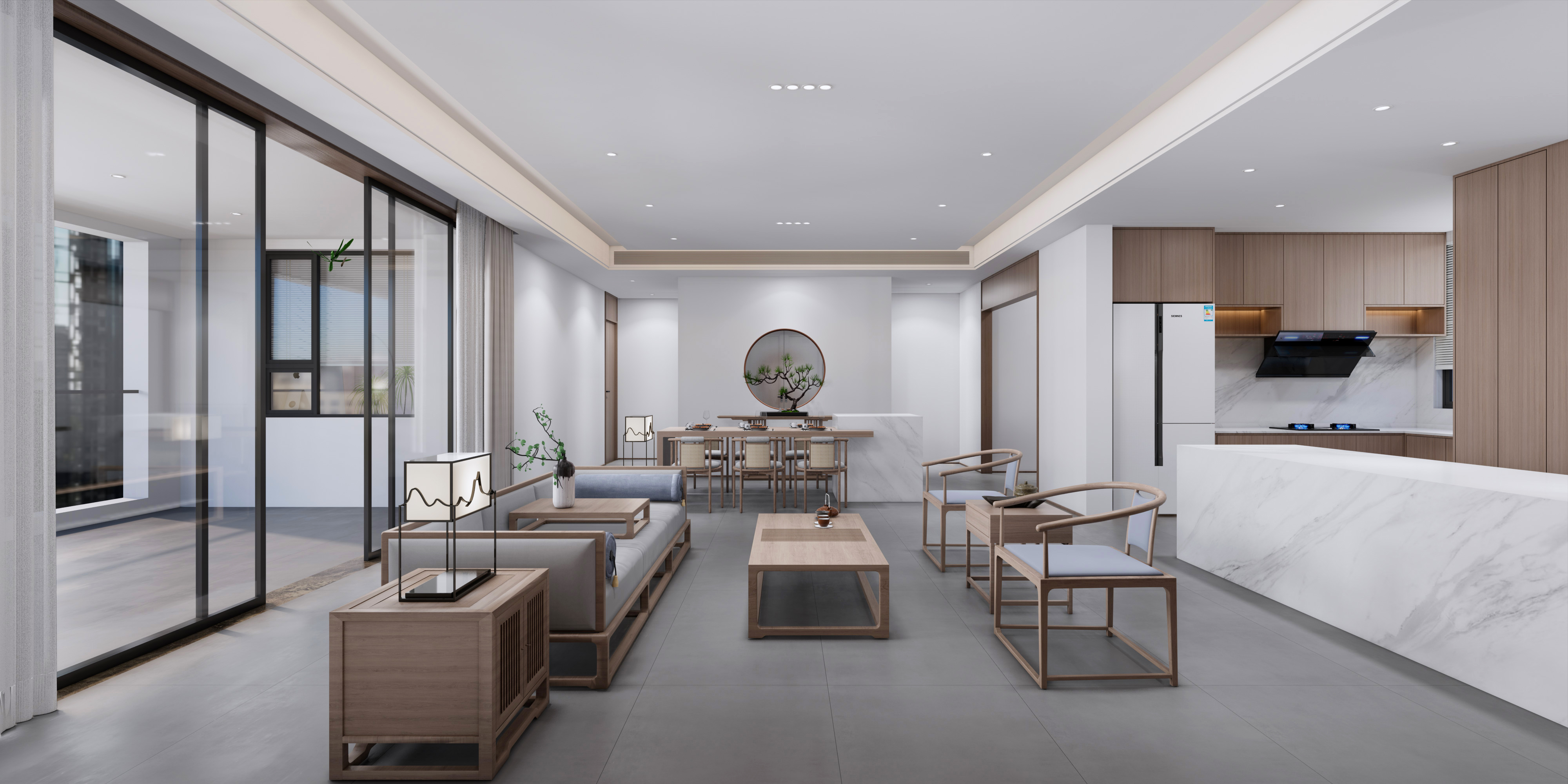 4室改2室,205㎡新中式大平层