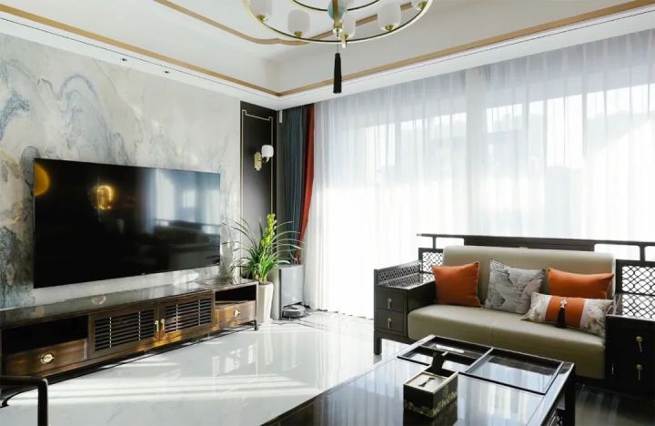 【大咖设计】189平禅意新中式装修案例 中西双厨设计+独立衣帽间