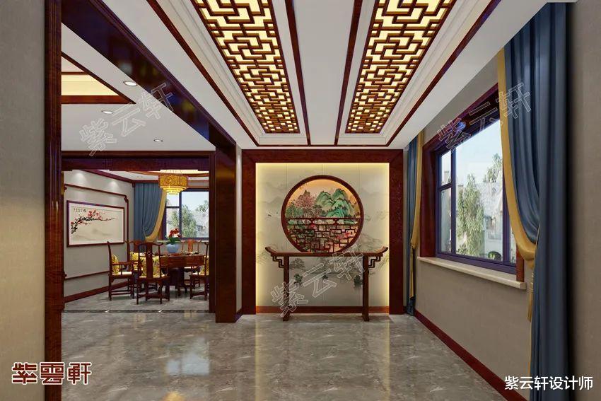 中式风格玄关设计,入户诗情画意,方寸之间皆优雅