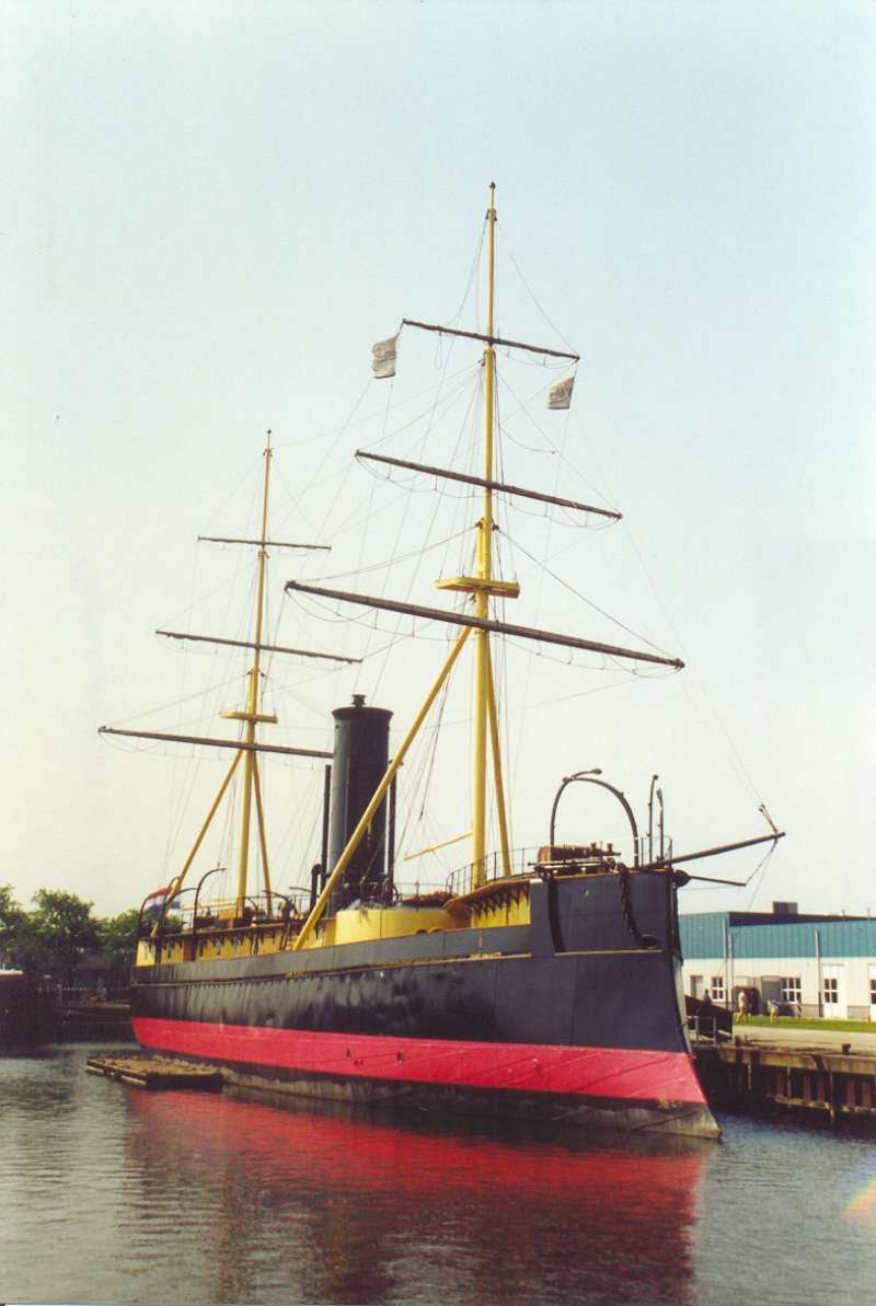 博物馆博物馆荷兰19世纪的古董战舰