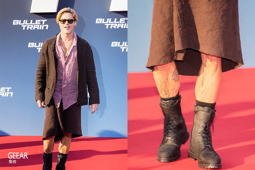 58岁又如何?布拉德·皮特穿上裙子踏红毯!