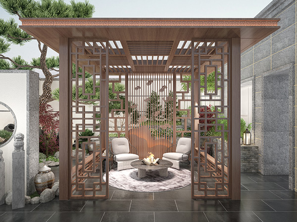 家有庭院或露台搭个铝合金凉亭成为自己的活动休闲区