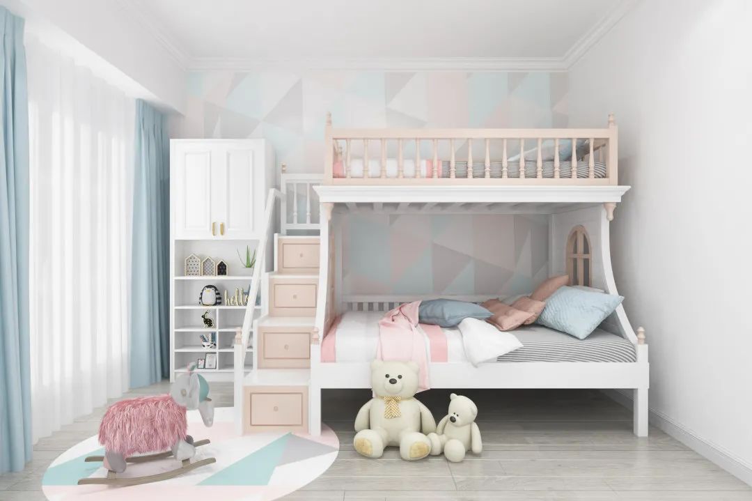 二胎家庭除了上下床,儿童房还能怎么设计?
