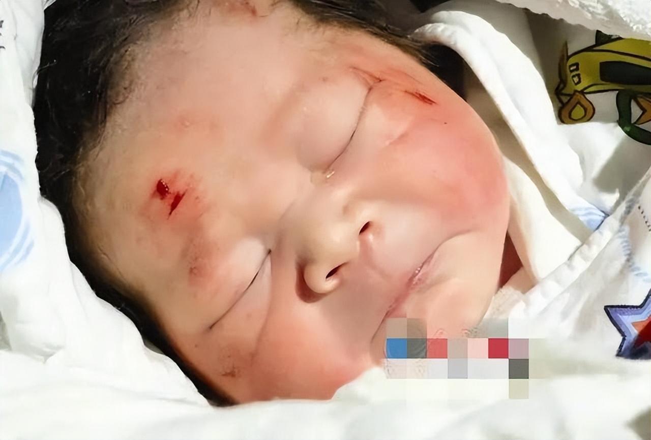2014年,妻子前往医院生产,不幸被车撞倒,婴儿竟生还