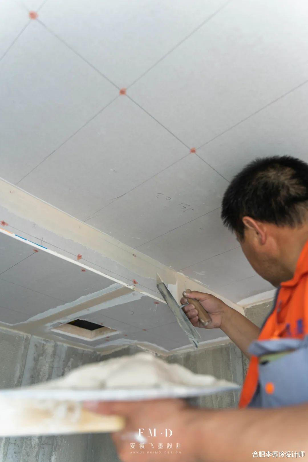 单调单调太单调,别再跟我提大白顶了,还是换了弧形吊顶,绝美