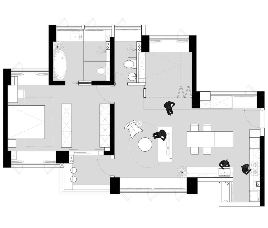 看了她家,才知道什么叫“现代化空间”,自己买房后,也要这样装