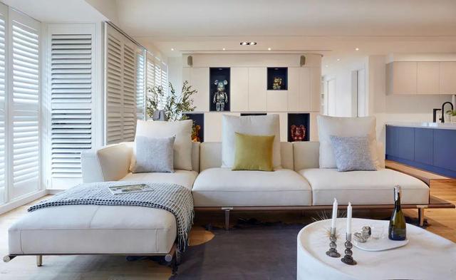 她真有眼光,把132㎡家装出了大平层的感觉,全屋没有一丝俗气