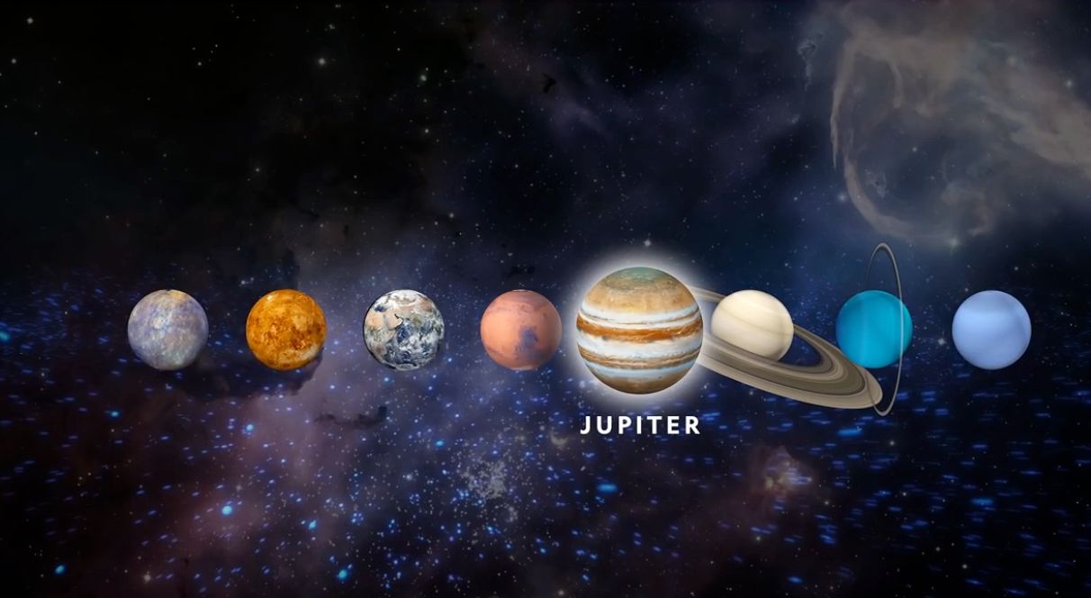 木星｜令人难以置信，它的引力也影响了其他七颗行星的大小