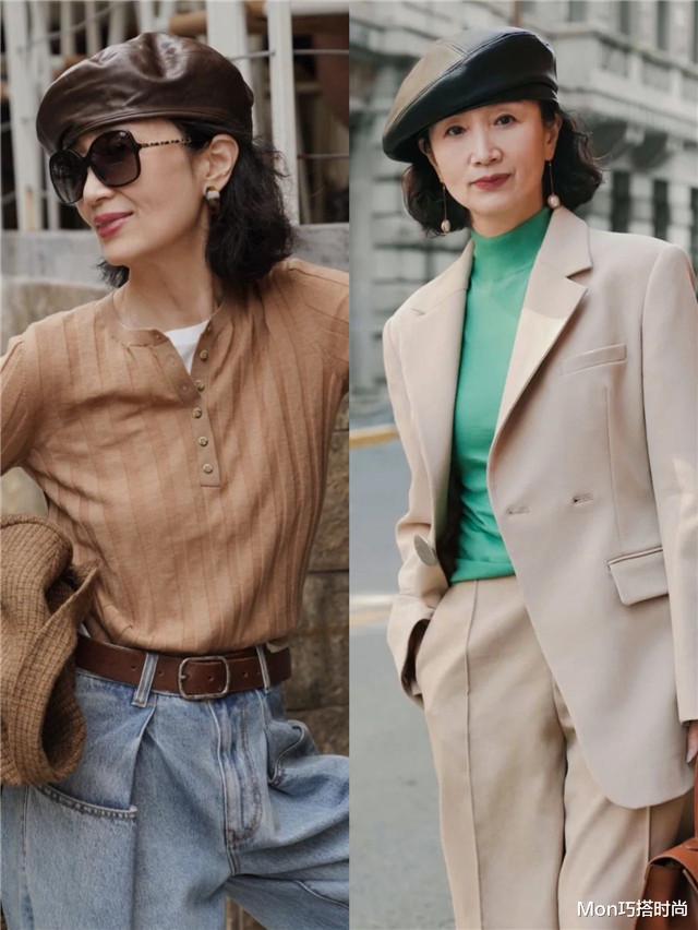 帽子 建议中年女人：帽子最好选这3种款式，洋气减龄，遮肉又显脸小