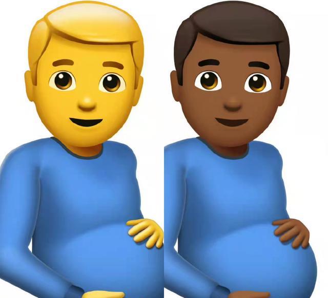 安卓|男人也能怀孕?苹果iOS增加新表情,网友:看着像啤酒肚!