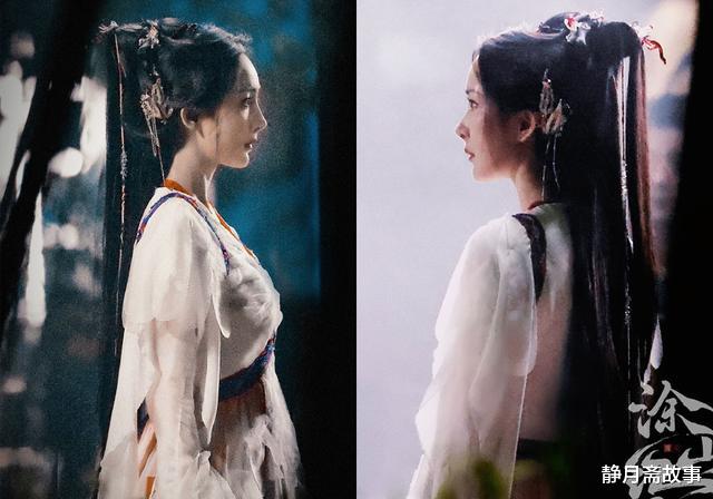 狐妖小红娘：杨幂红衣新造型，龚俊去掉了发冠，祝绪丹的像婚纱？
