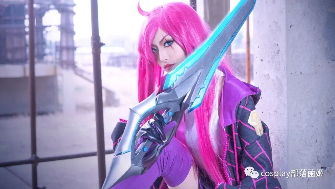 卡特琳娜|cos：lol战斗学院卡特琳娜cos正片@一只漠烟