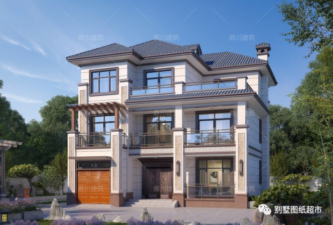 看一眼就喜欢的5款新中式三层别墅,回村建一栋,爸妈乐开花