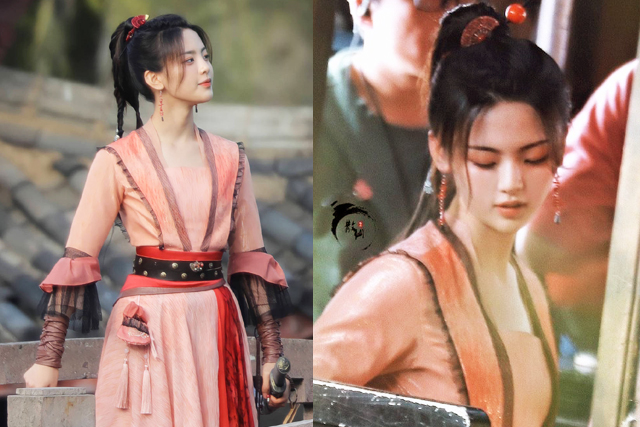 说英雄谁是英雄|杨超越《说英雄谁是英雄》粉衣女帝之姿，刘宇宁红衣倾国倾城