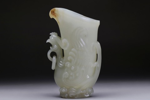 和田玉籽料|和田玉籽料“天鸡尊”