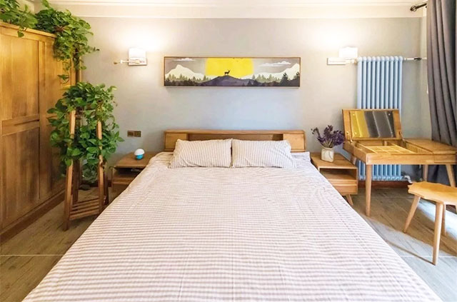 85平米2室2厅旧房翻新,阳光房是老婆和女儿最满意的地方