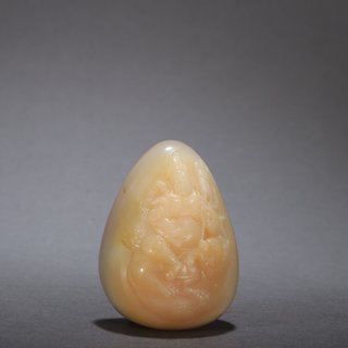 |回流-和田玉财神挂件