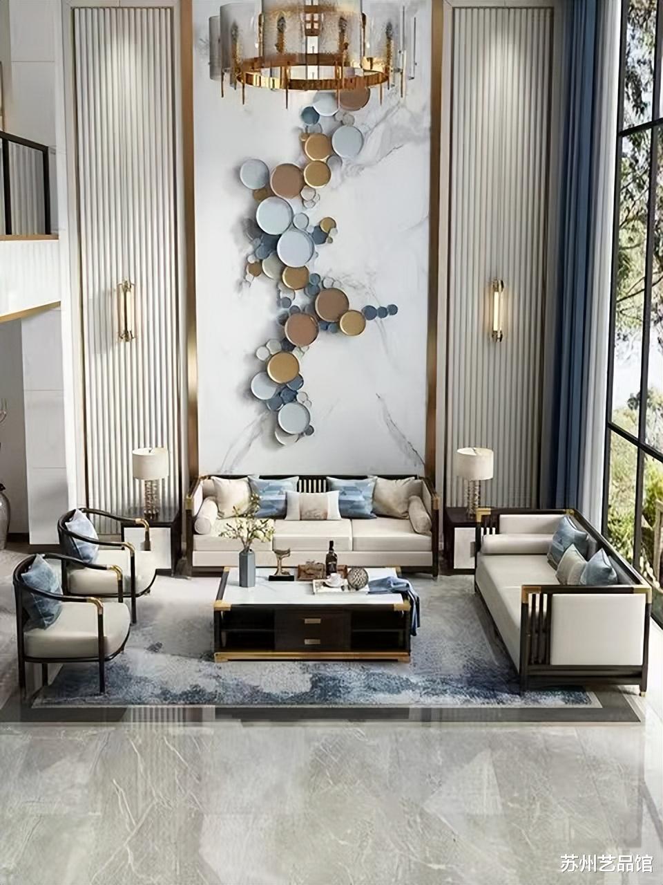 新中式家具散发着淡雅气息,简约又高级