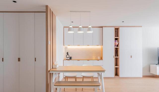 他家最有远见，舍弃奢华做简单实在的装法，125北欧风效果很满意