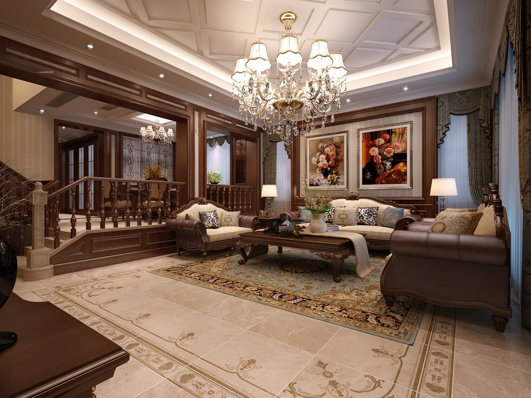 雍容与优雅是贵族的本色丨古典欧式357㎡