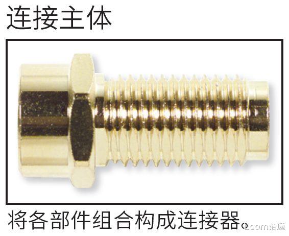 |同轴连接器的内部结构分解/配图