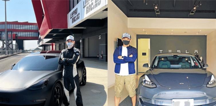 林志颖|林志颖带儿子驾特斯拉出车祸 伤情较重 事发前后照片曝光