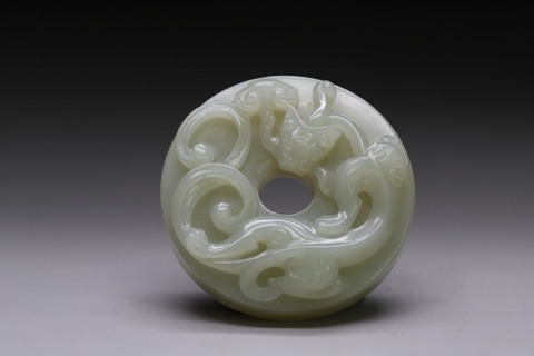 |和田玉“螭龙玉壁”