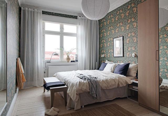 这位北欧阿姨112平住宅,精雕天花板,灰墙不锈钢台面,优雅精致