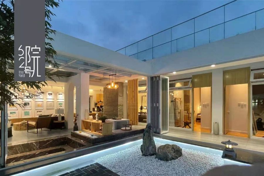 怀柔灵慧山-设计感十足的现代豪华民宿-青山秀水间的温馨之家