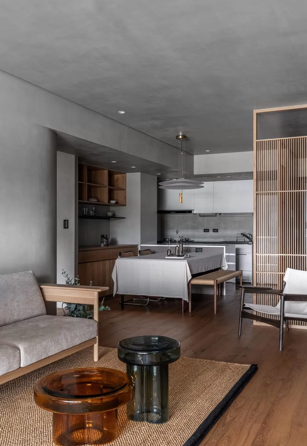 130㎡日式禅风宅,走进都市里的静谧质感居所