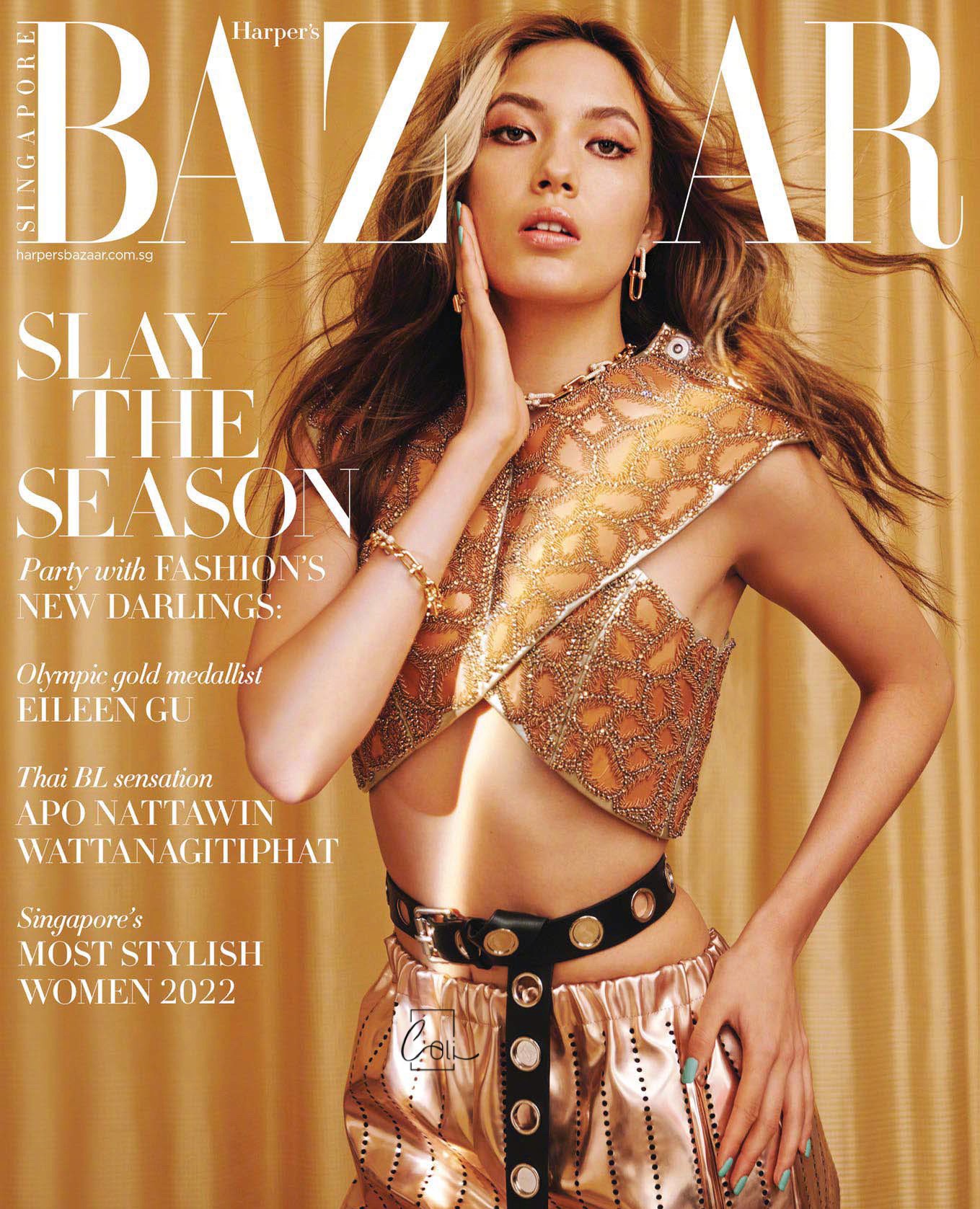 谷爱凌|美丽！谷爱凌登上12月杂志封面：金发碧眼很漂亮，明眸皓齿很清新