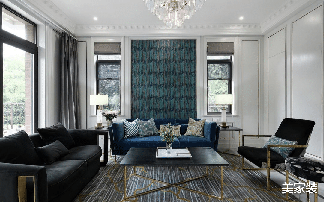 498平的大空间,精选美式风格,构建舒适通透的住宅