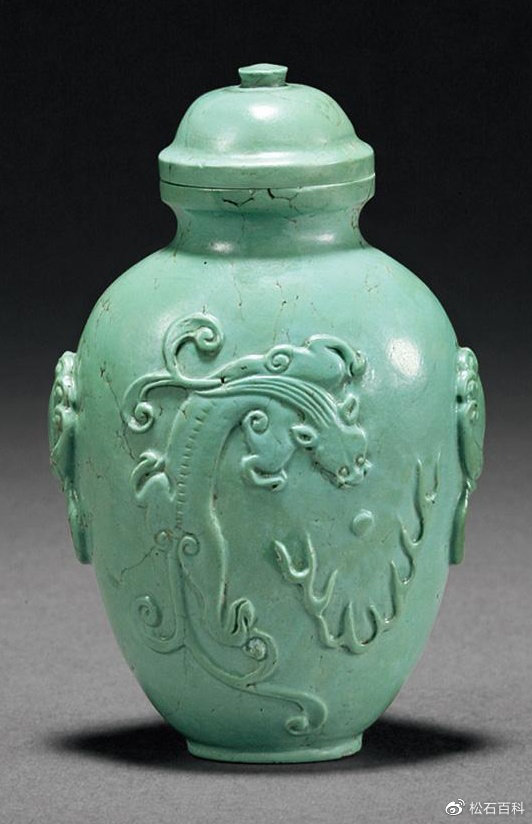 鼻烟壶|鼻烟壶中的绿松石