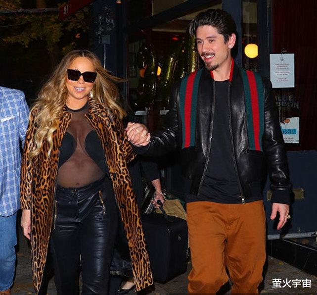 玛丽亚·凯莉|52岁玛丽亚·凯莉穿透视衣约会，啤酒肚醒目，被39岁日裔男友宠溺