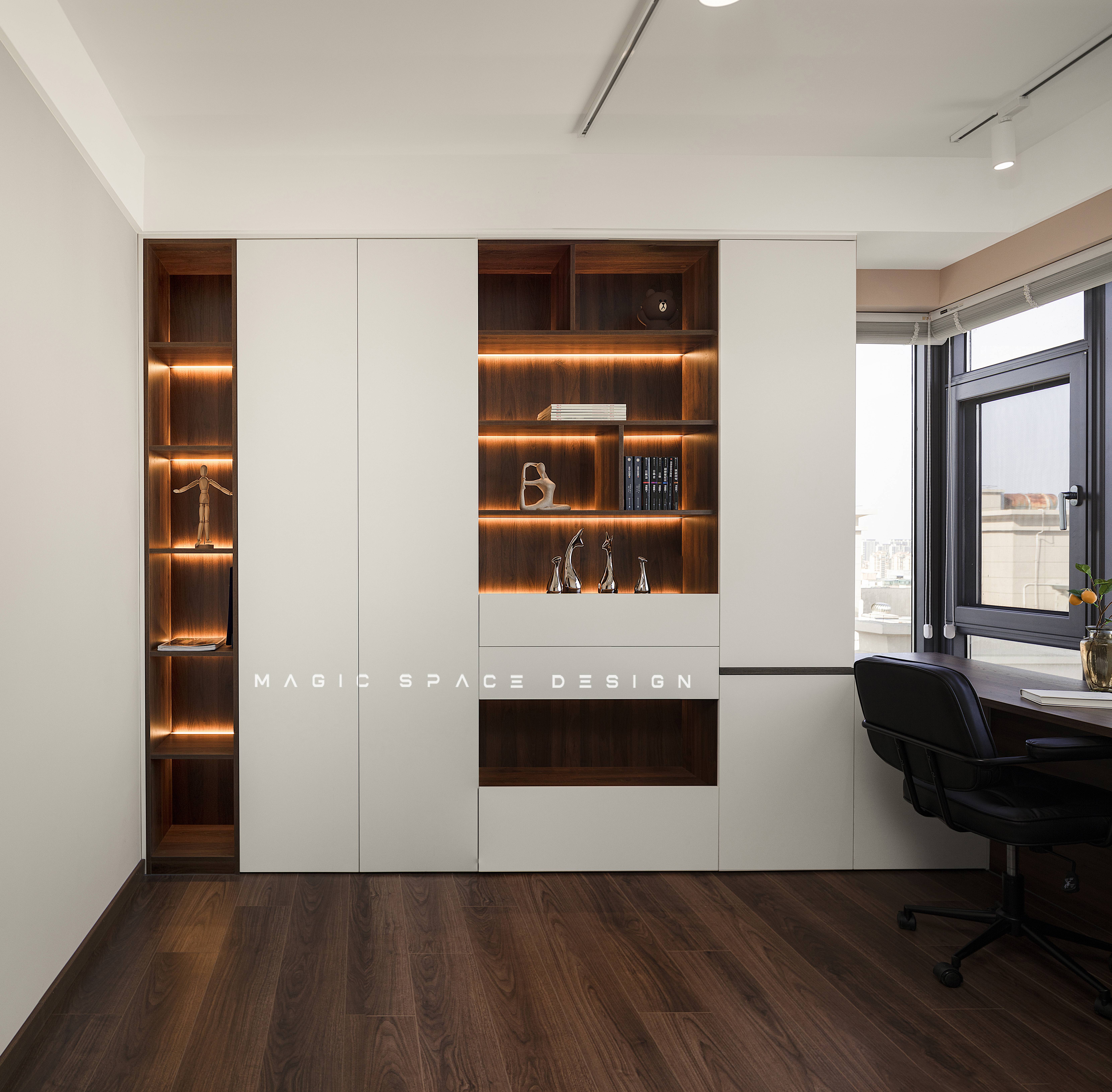 126㎡石绿+深棕,被复古轻奢的氛围感拿捏了