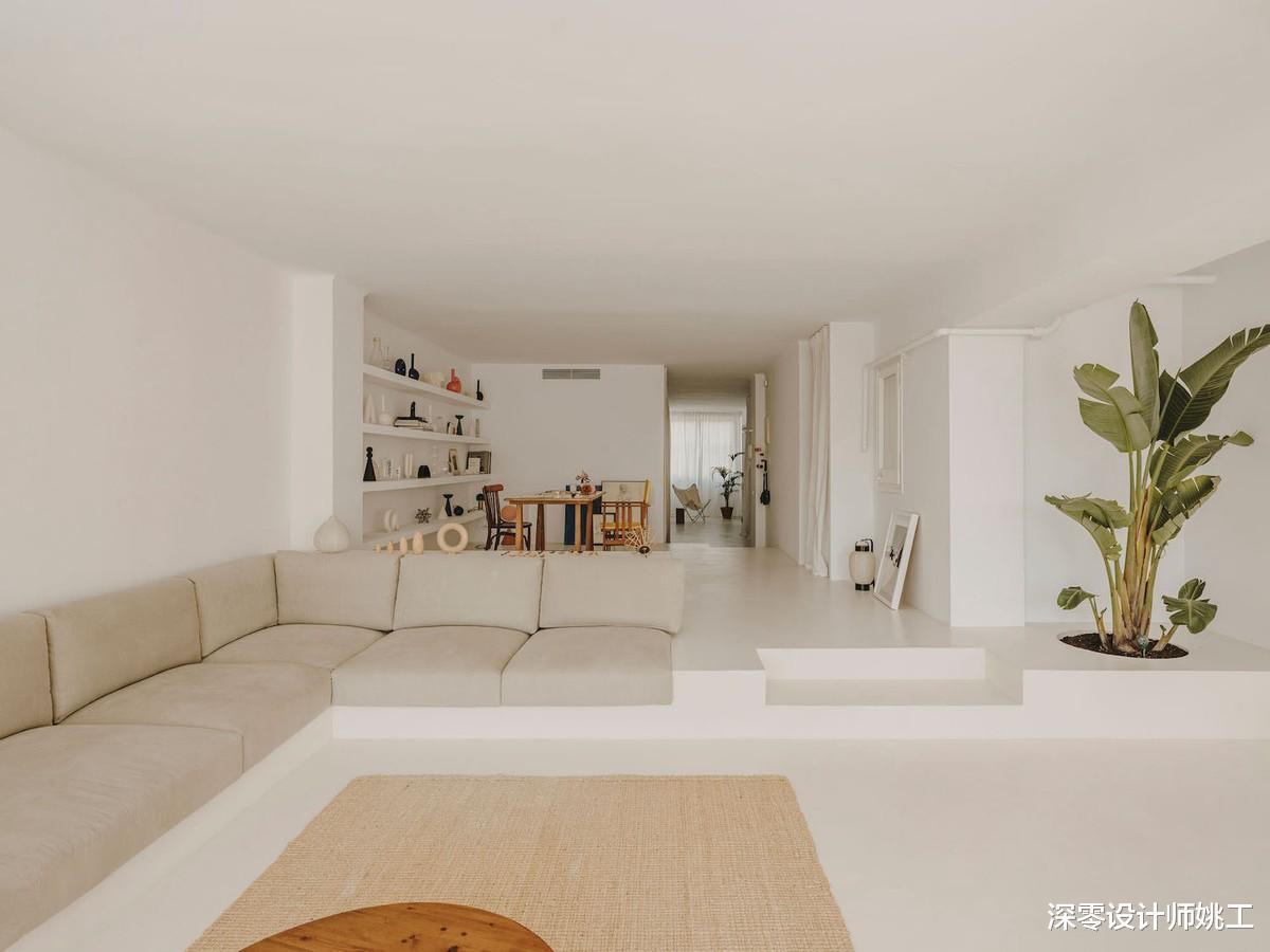 不放沙发的客厅还能这么有个性,绕客厅一圈打卡座,被炫到了