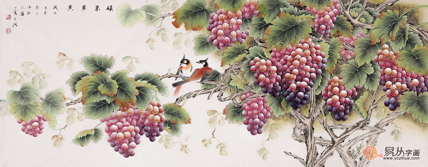 客厅装饰画挂什么好 花鸟画为家庭增添吉祥好运