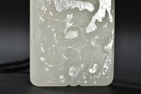 和田玉籽料|和田玉籽料麒麟送书牌