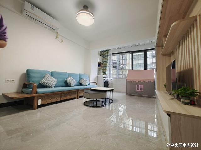 他家72平小三房,全屋无吊顶,这才是最极简的装修,太舒适啦!