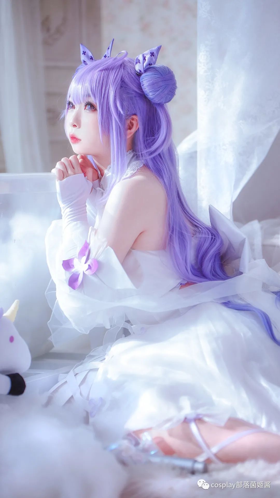 碧蓝航线|cos：?碧蓝航线独角兽换装cos正片@糖君