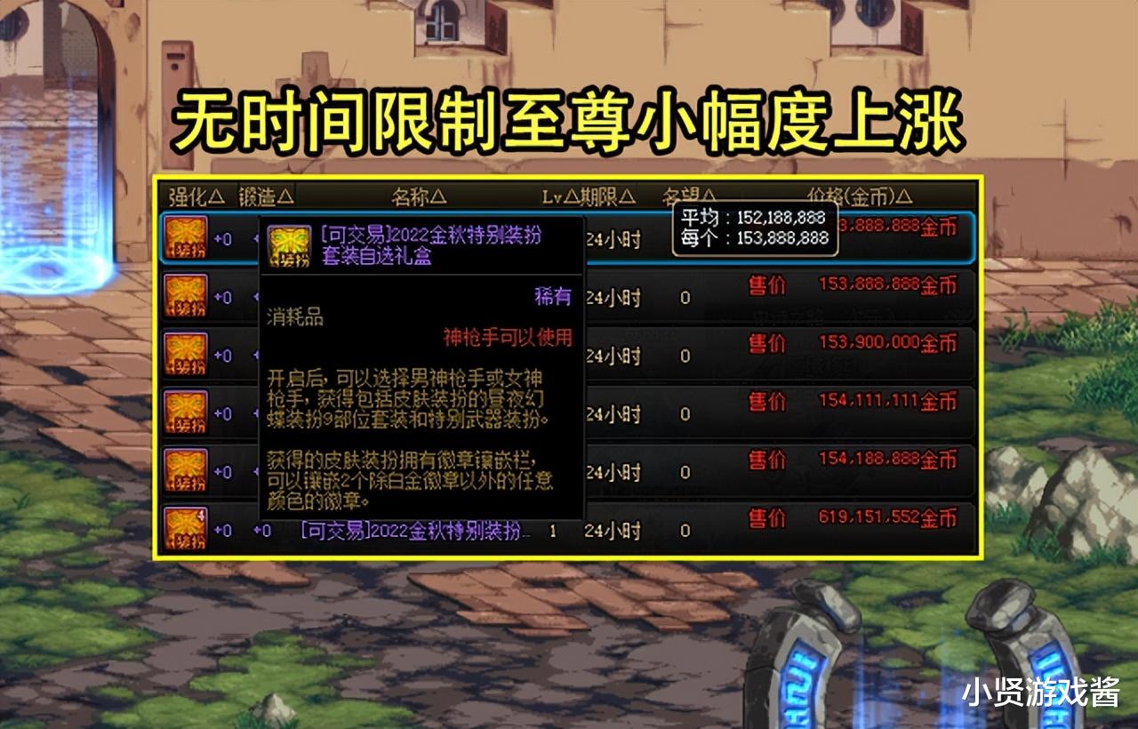 DNF:最后1天开始倒牛奶?金秋礼包道具大降价,格斗至尊却涨疯了